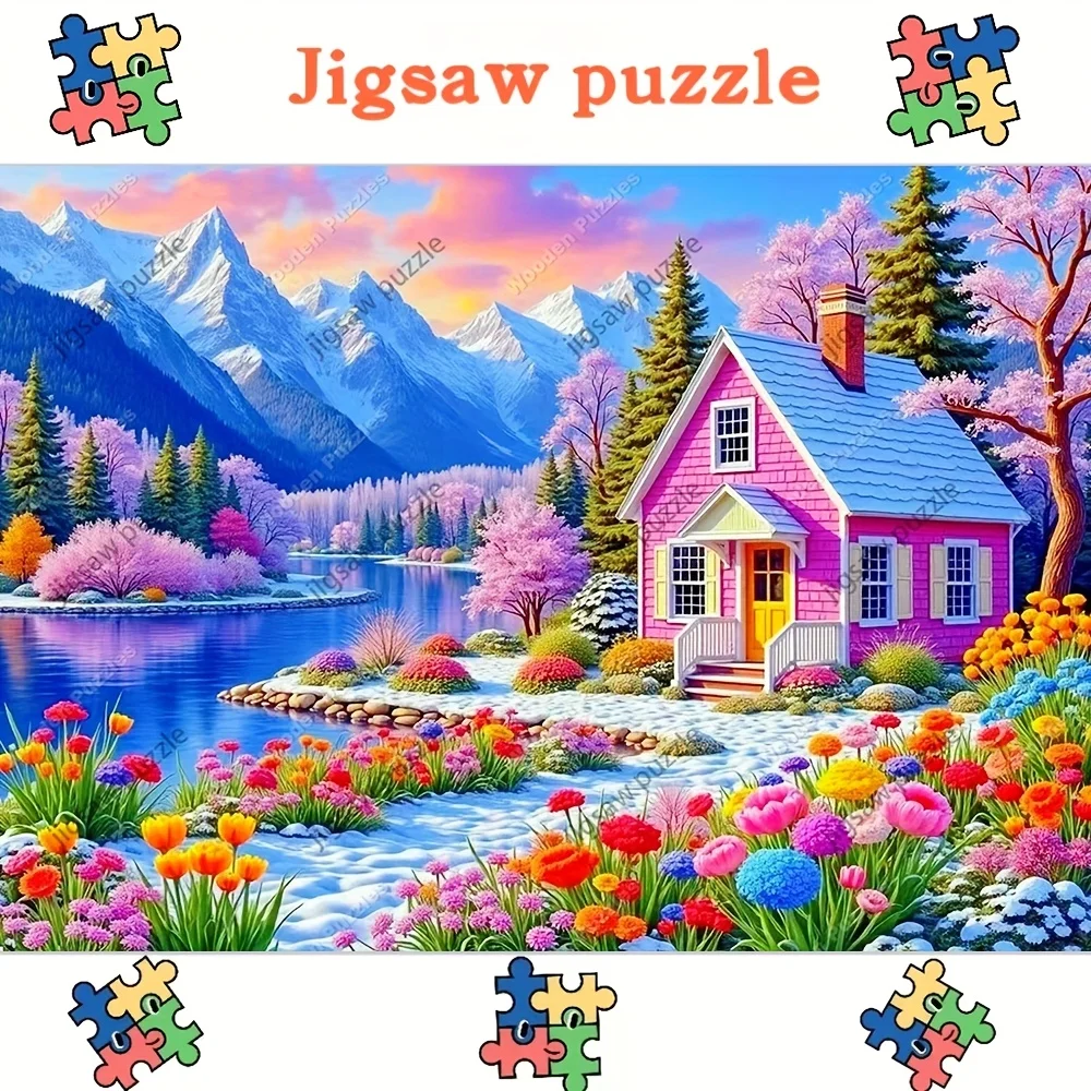 2000/1314/1000//520 elementów, Puzzle, Zabawa rodzinna, Puzzle dla dorosłych, Przenośny, sześcienny, do samodzielnego wykonania, dekoracja artystyczna, Puzzle DIY, wysokiej jakości papier, w