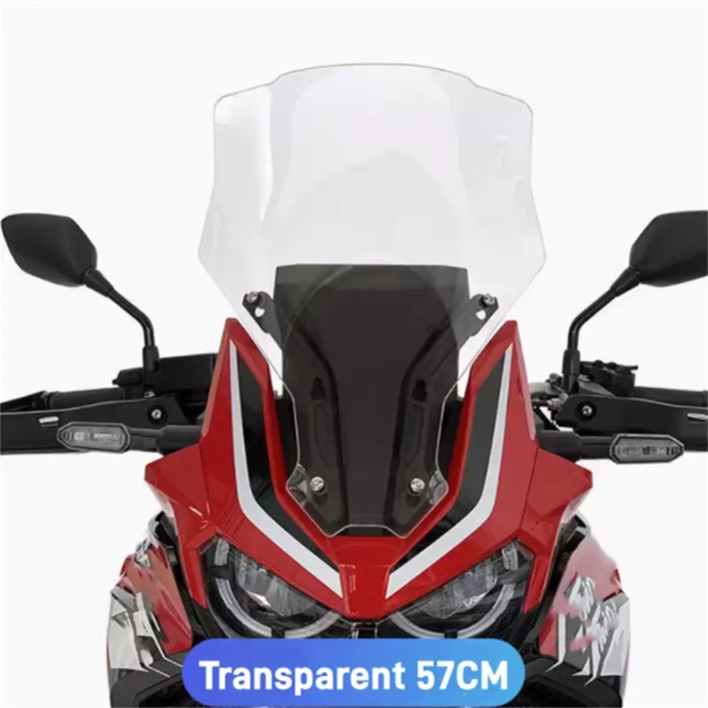 For Honda Africa Dual Cylinder CRF1100 CRF1000 crf-1000ADV Modified with High Windshield Front Windshield Accessories