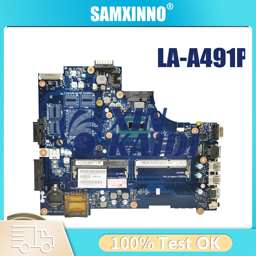 

Материнская плата для ноутбука DELL Latitude 3540, LA-A491P с процессором i5-4210U, материнская плата UMA для ноутбука, 100% протестировано, ОК
