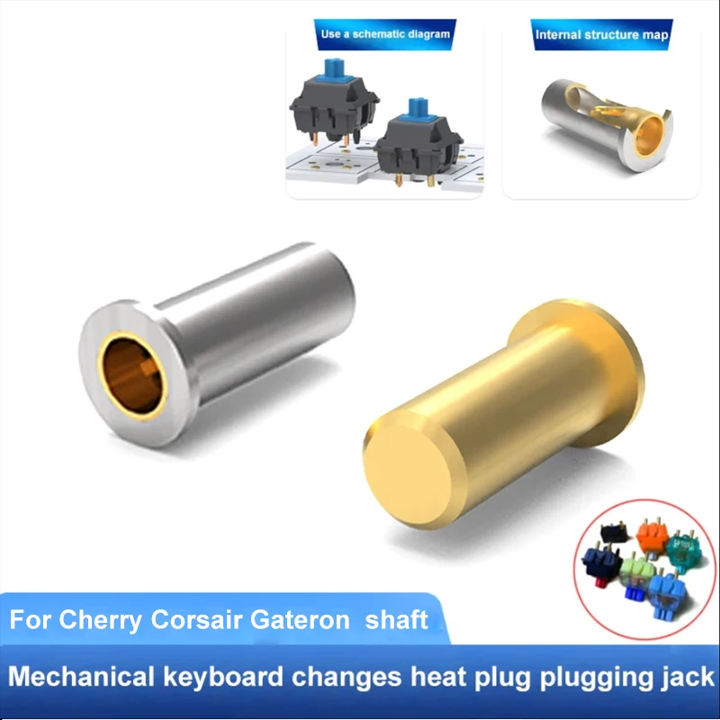 Mechanical Keyboard Mouse Replacement Hot Swap Hole Shaft for CORSAIR GATERON GATERON PCB Soldering Unreamed DIY Parts