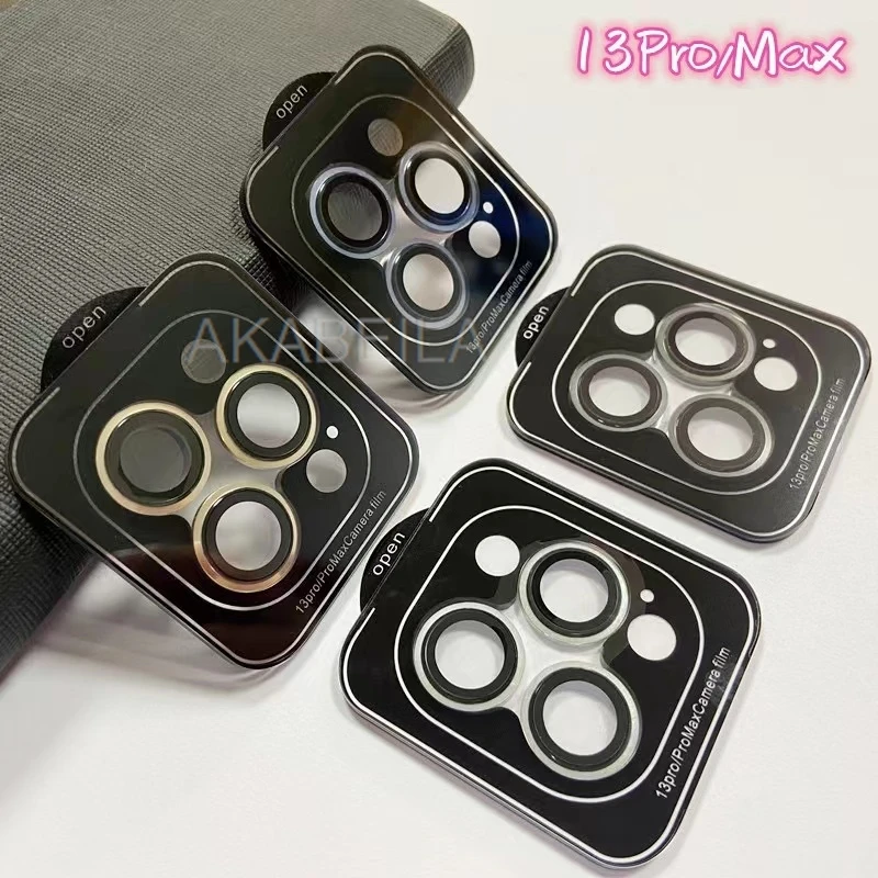 Metal Ring Camera Lens Protector For iPhone 17 11 16 15 Pro Max 13 14 Plus 12 Mini Air 16promax 17promax Lens Camera Glass Film view 3