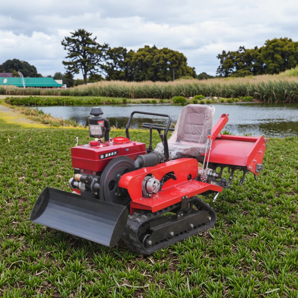 

Hot Selling 25 HP Diesel Rotary Power Tiller Agricultural Gear Rotary Tiller Multifunctional Front Rotary Power Tiller With Seat