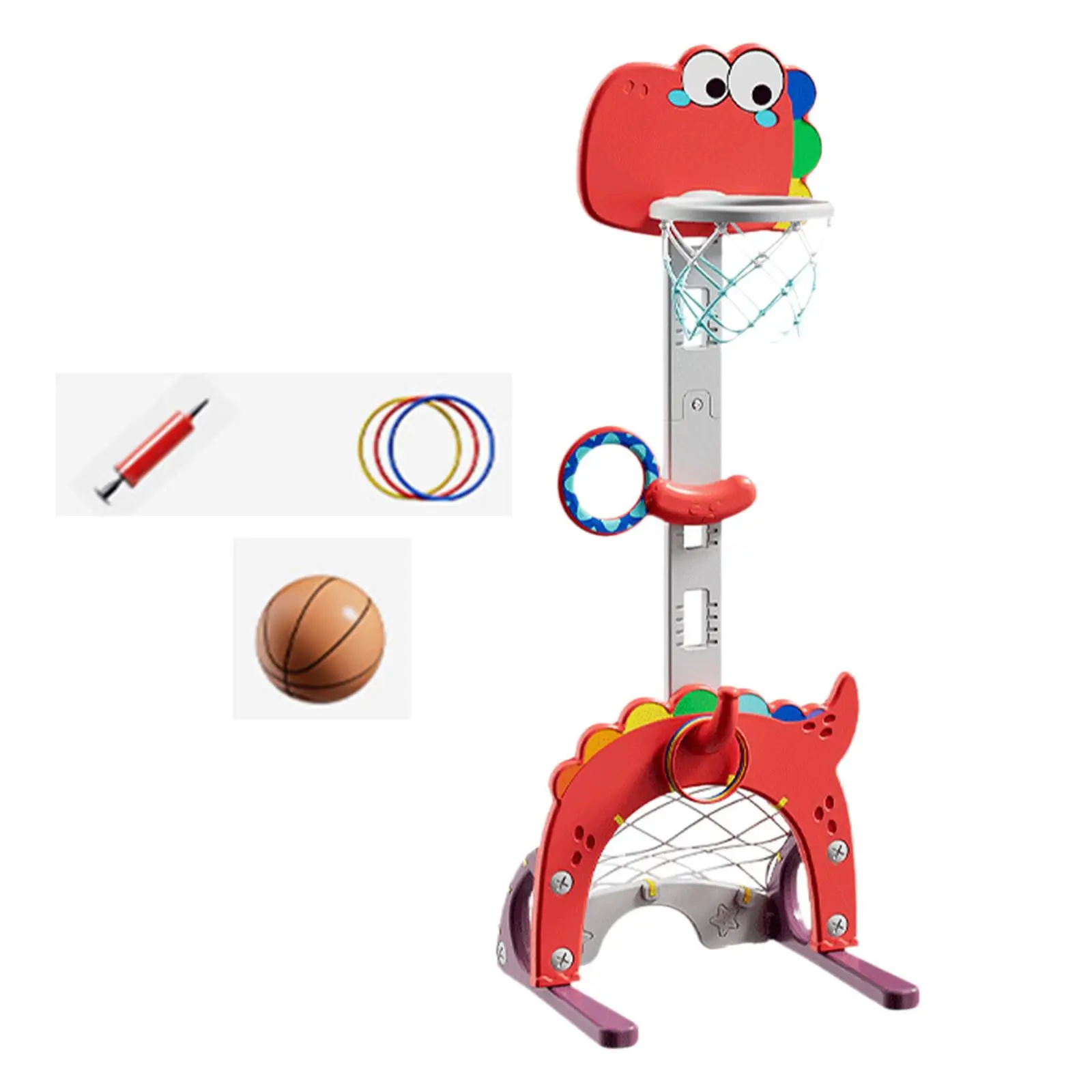 ห่วงบาสเกตบอลของเล่นกลางแจ้งเกมบาสเกตบอลของเล่นเด็กห่วงบาสเกตบอลขาตั้งบาสเกตบอลสําหรับ Park พื้นหลังกลางแจ้งในร่ม