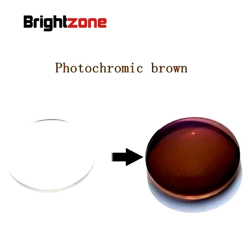 Fill A Prescription 1.56 Photochromic To Brown HMC UV AR CR-39 Resin Aspheric Myopia Presbyopia Astigmatism Rx Lens FreeShipping