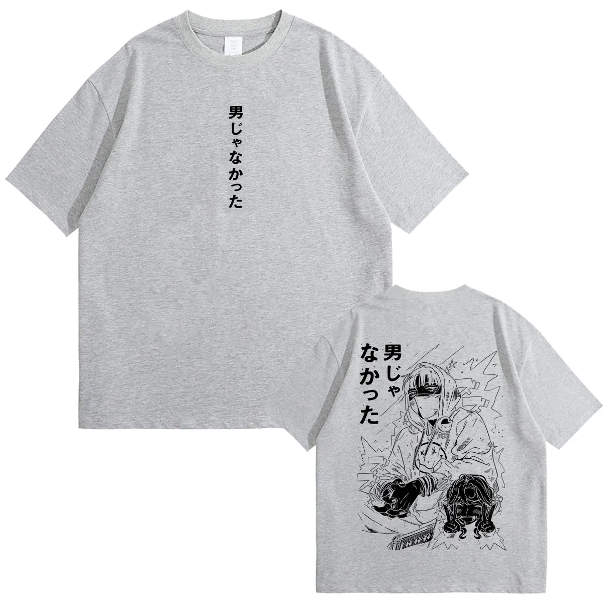 Anime The Guy She Was Interested in Wasn't A Guy At All Mitsuki Koga T Shirts Men's Manga Merch Y2k T-shirt Male Vintage Tees