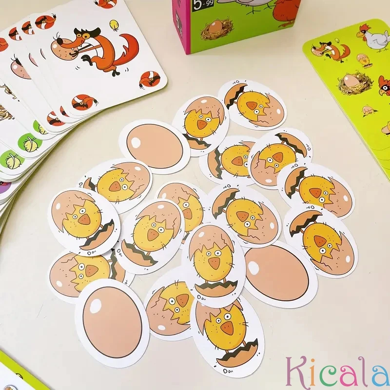 子供のための教育スマートおもちゃひよこ実行ロジック推論戦略カードゲーム学習教育玩具キッズカードギフト用