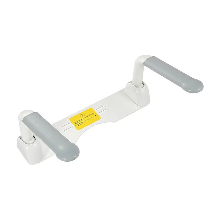 

= No punching toilet handrail The old man got up to help the bathroom handrail