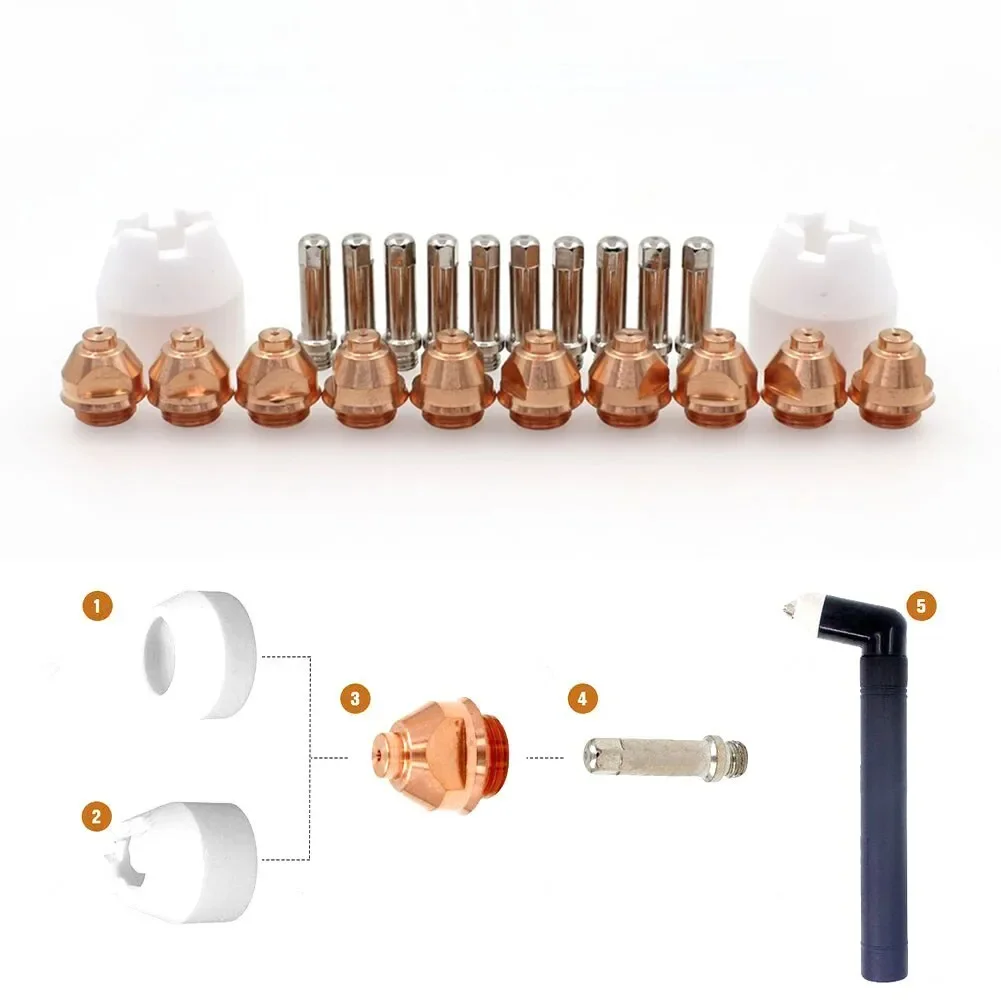 

Полный комплект из 22 сменных расходных материалов для плазменного резака Thermal Dynamics PCH-51