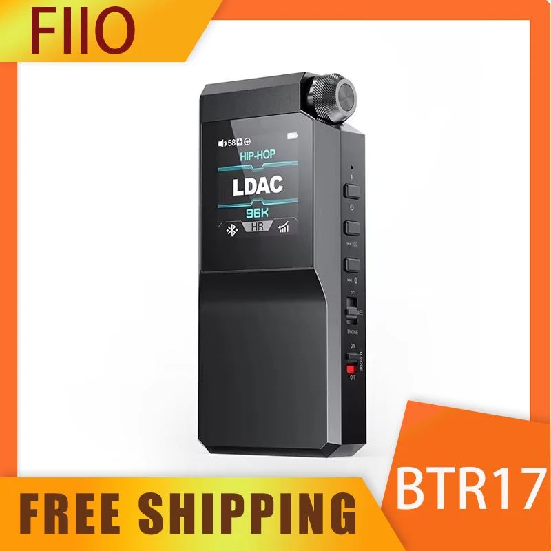 FiiO BTR17 Bluetooth Decoding Earphones Power Amplifier HiFi Portable Custom AAC/SBC/aptX/aptXAdaptive/aptxLossless/atXHD/LDAC