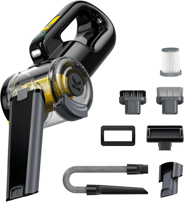 

Fold V10 Apex Pivot Cordless Car Vacuum, 17000Pa Handheld Vacuum Suction Power, Smart LED Display, Portable for Car Home