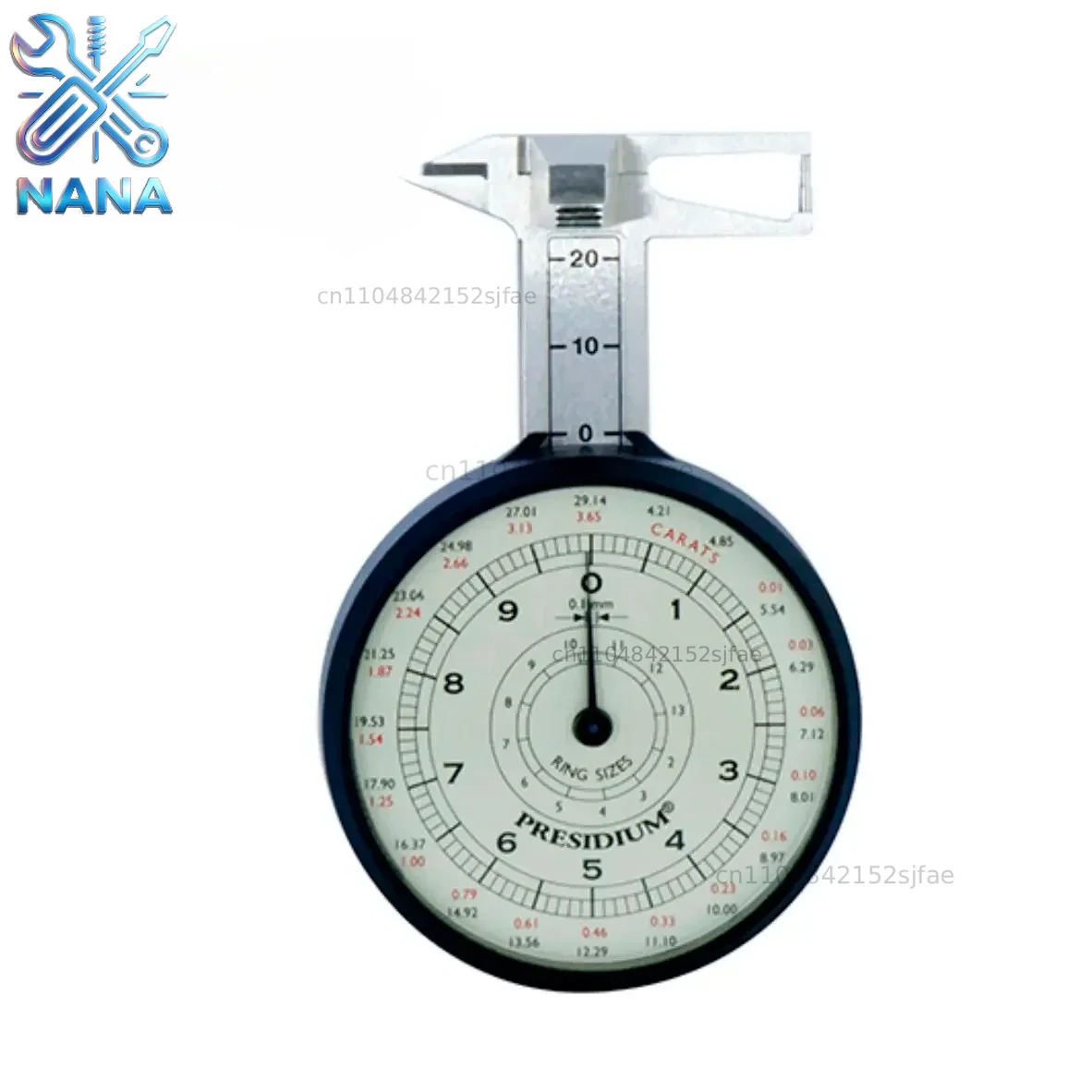 Singapore Presidium Dial Gauge PDG Measure Diamond Gemstone Jewelry High Quality Caliper Estimating Weight
