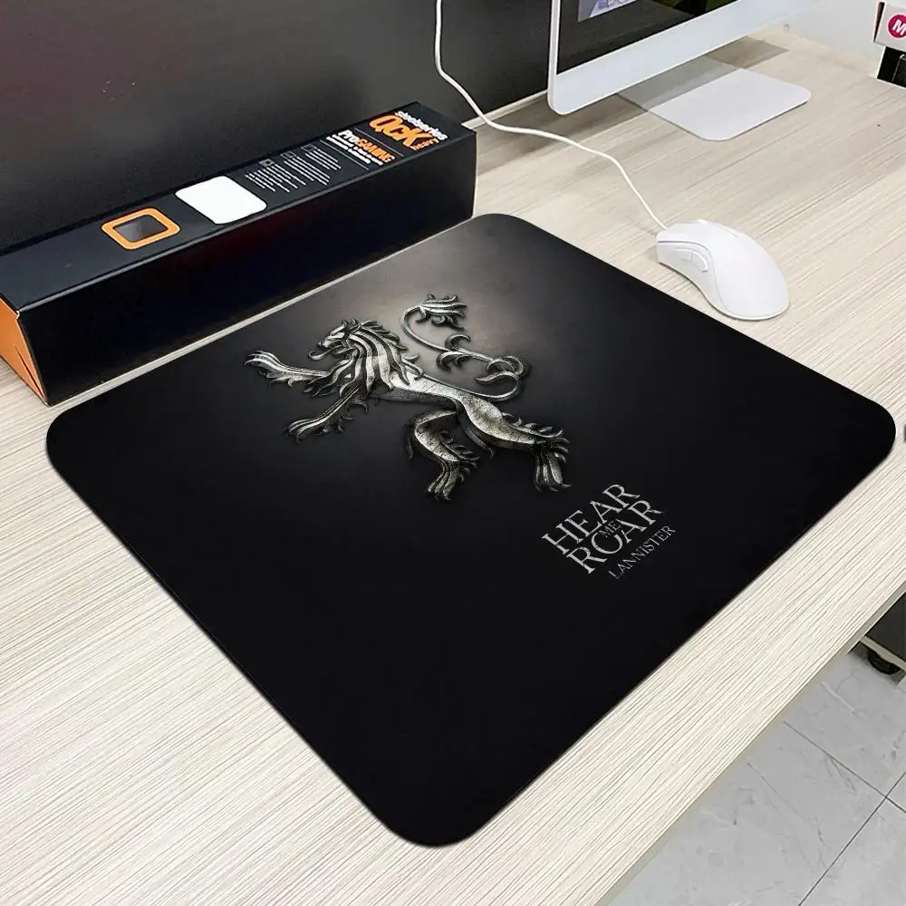 TV g-Game of t-Thrones Mouse Pad Small Office Table Mats Computer Accessories Washable Non-slip Rubber with Precision Lock Edge