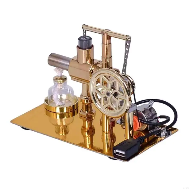 C63A Модель двигателя Stirling Model Hot Air Mater Motor Model Model Physical Science игрушка