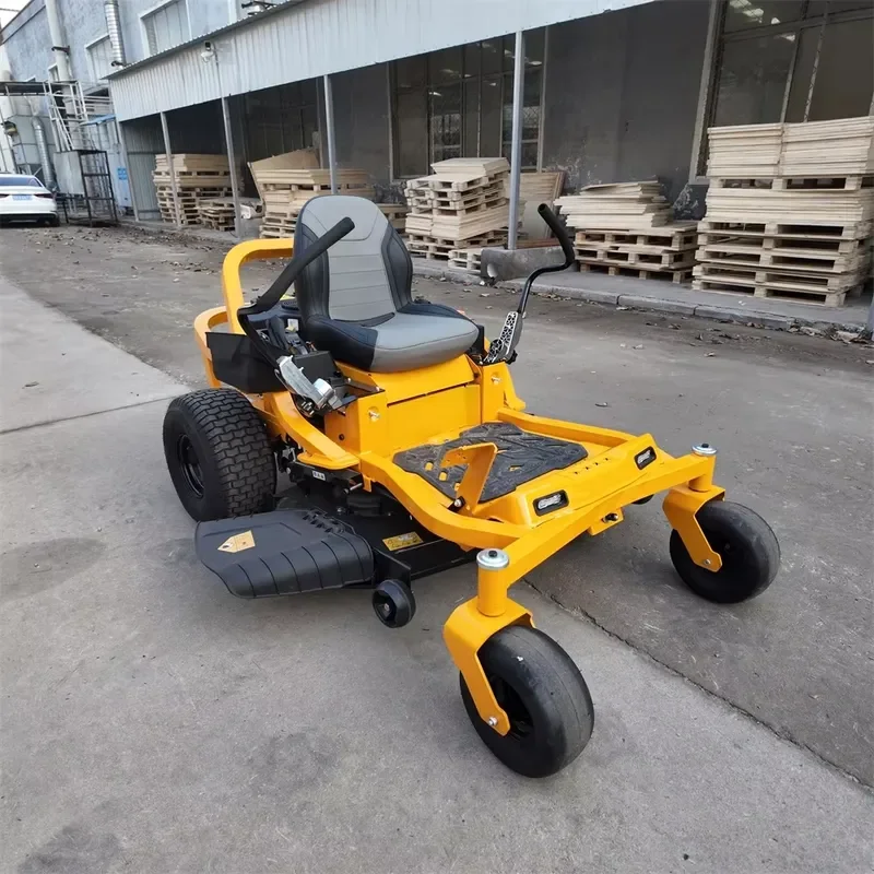 LOGWAY Effortless Maneuvering 2.5-10cm Cutting Height Adjustment Riding Lawn Mower Residential Lawn Care Riding Lawn Mower