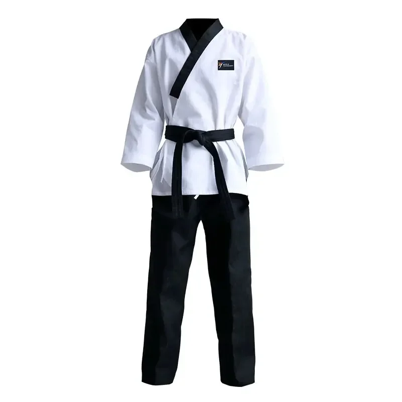 

Martial Arts Taekwondo Gi Suit Uniform White Cotton Polyester Kids & Adult Sizes