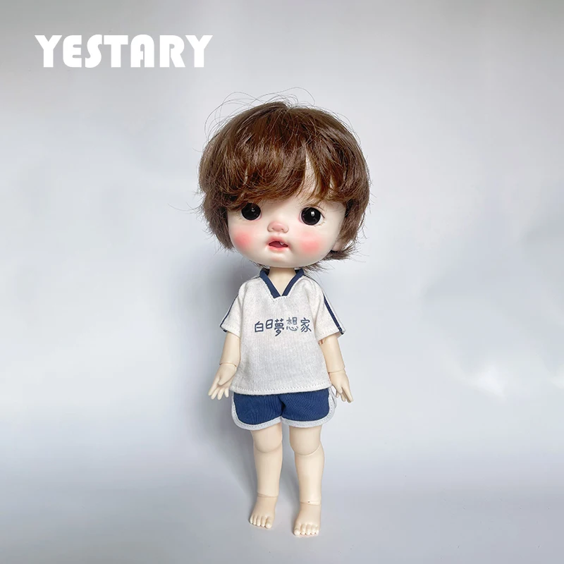 YESTARY 1/6 BJD Dolls Clothes Gymnastic Wear Set Dolls Accessories Cloting 2pcs Top Short For 20cm Doll Toy Clothes Toy For Girl