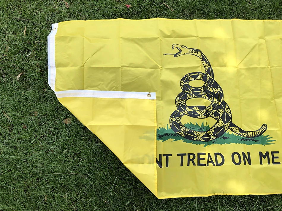 Bandera Gadsden serpiente cascabel táctica histórica USA - imagen 2