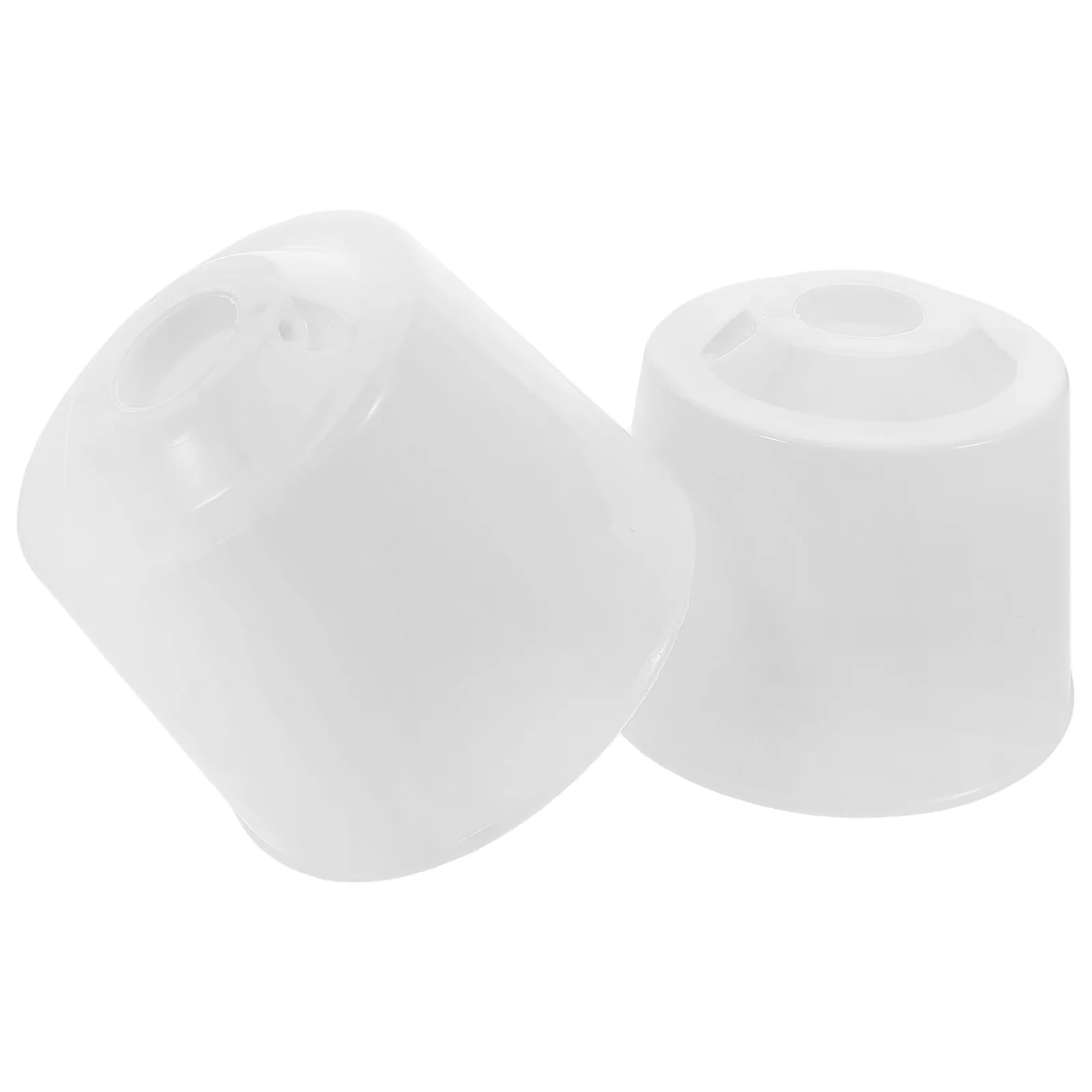 

2pcs Ceiling Cup PVC Material Dust Canopy Debris Prevention Decorative Cap Compact Design Long-Term Use Protection Accessories