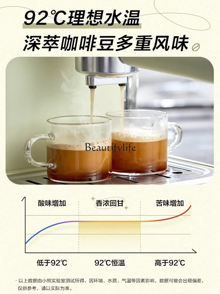 KFJ-E12Q5 italienische kaffee maschine hochdruck extraktion haushalt intelligente halbautomat ische milch auf schäumer