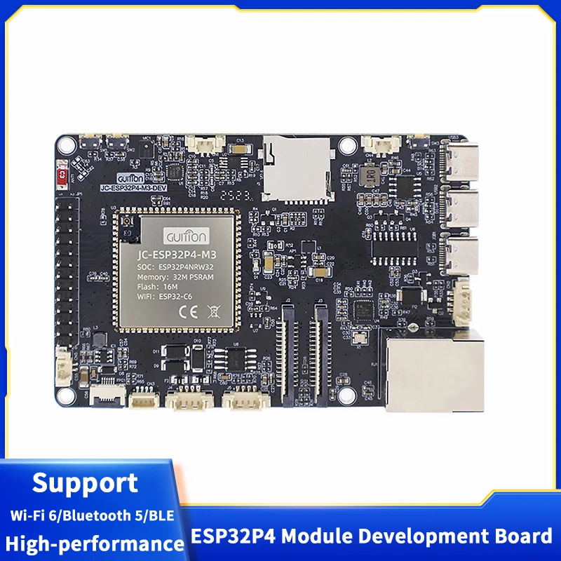 

ESP32P4 Module Development Board High-performance Support Wi-Fi 6/Bluetooth 5/BLE Based On ESP32-P4 And ESP32-C6