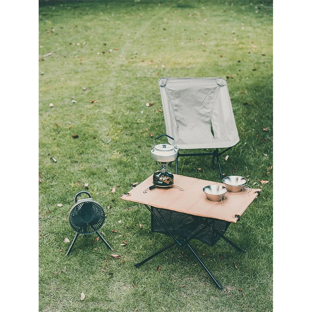 Mesh Basket Organizer Under Table Mesh Storage Bag For Camping Foldable Table Square Storage Net Bag For Outoor Camping