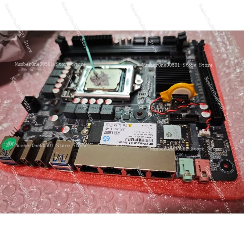 

ITX-C246 NAS Motherboard Supports 8th/9th Gen CPUs 4x LAN 8x SATA vPro Remote Management