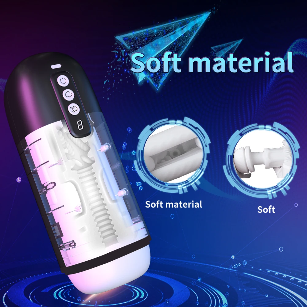 Автоматический сосущий мастурбатор для мужчин, массажер для пениса, настоящая вагина, карманная киска, пенис, оральная мужская чашка для мастурбации, секс-игрушка для взрослых