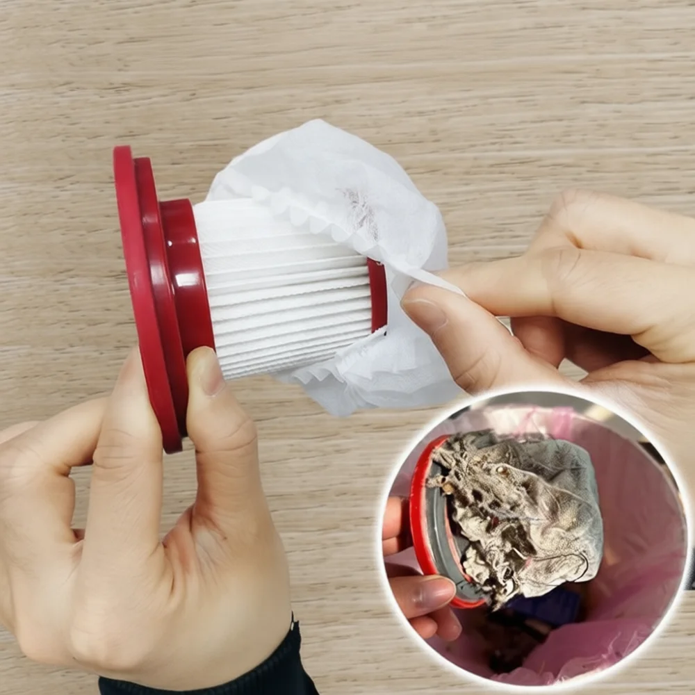 Universal Replacement Filter Mesh Sleeve For Vacuum Cleaner Non Woven Dust Collector Household Cleaning Accessory Maintenance Su
