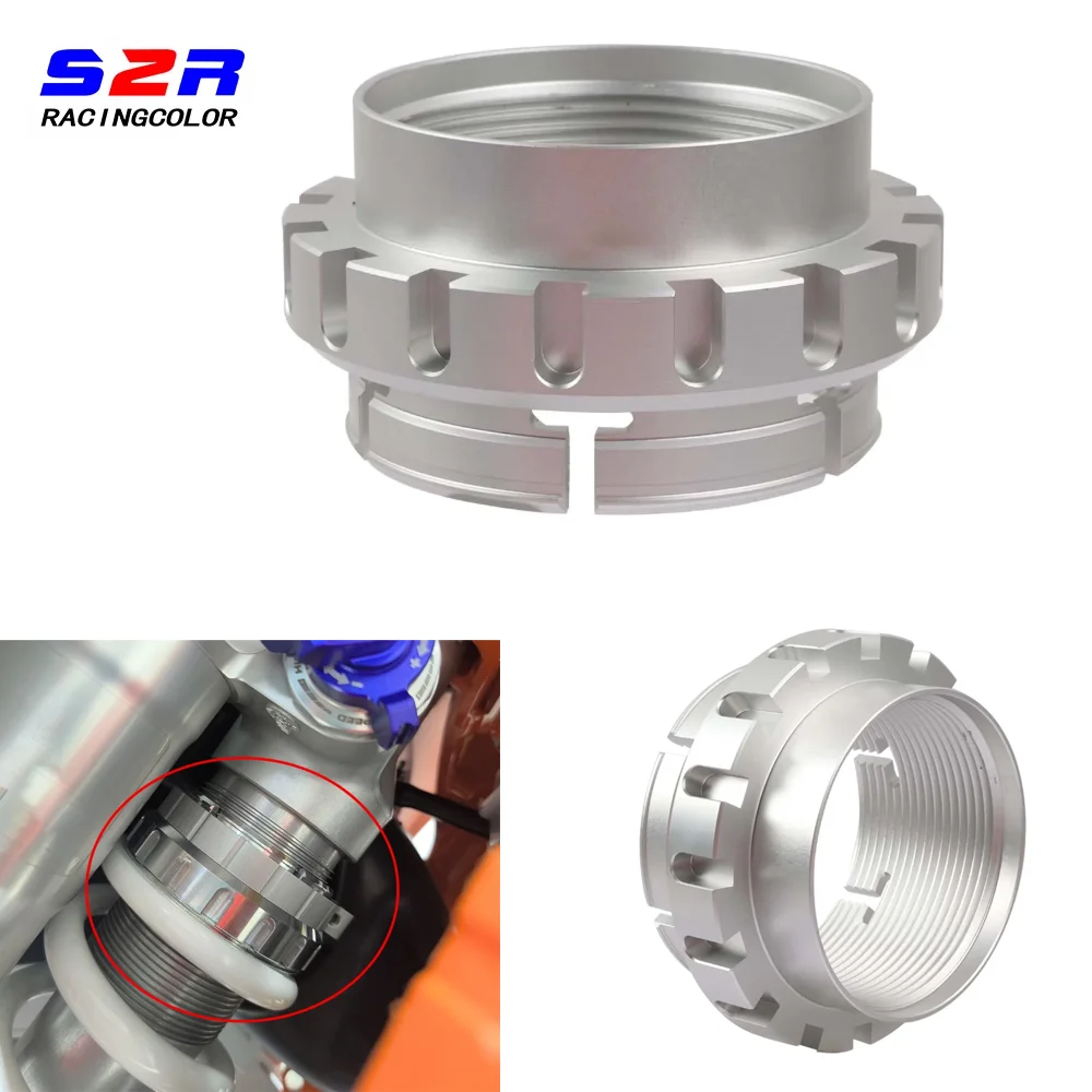 

For KTM 125 - 450 XC XCF SX SXF 2023 2024 150 - 500 EXC EXCF XCW XCFW XWF 2024 Rear Shock Suspension Preload Spring Adjuster