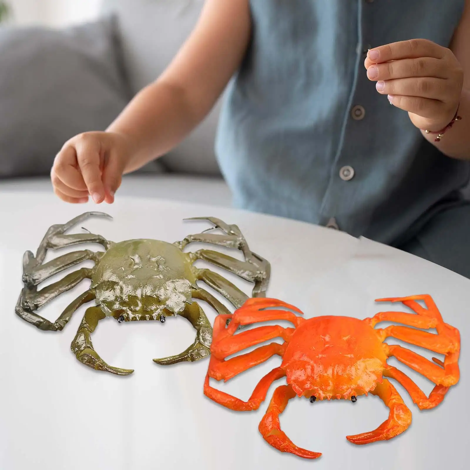 Sea Creatures Toys Ornament Crab Model Toys for Kids Children Birthday Gifts