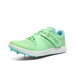 LARA STAR Full Carbon Plate Professional Triple Jump 6 Spikes Athletic Shoes Track Field Competition Long Jump Training Sneakers