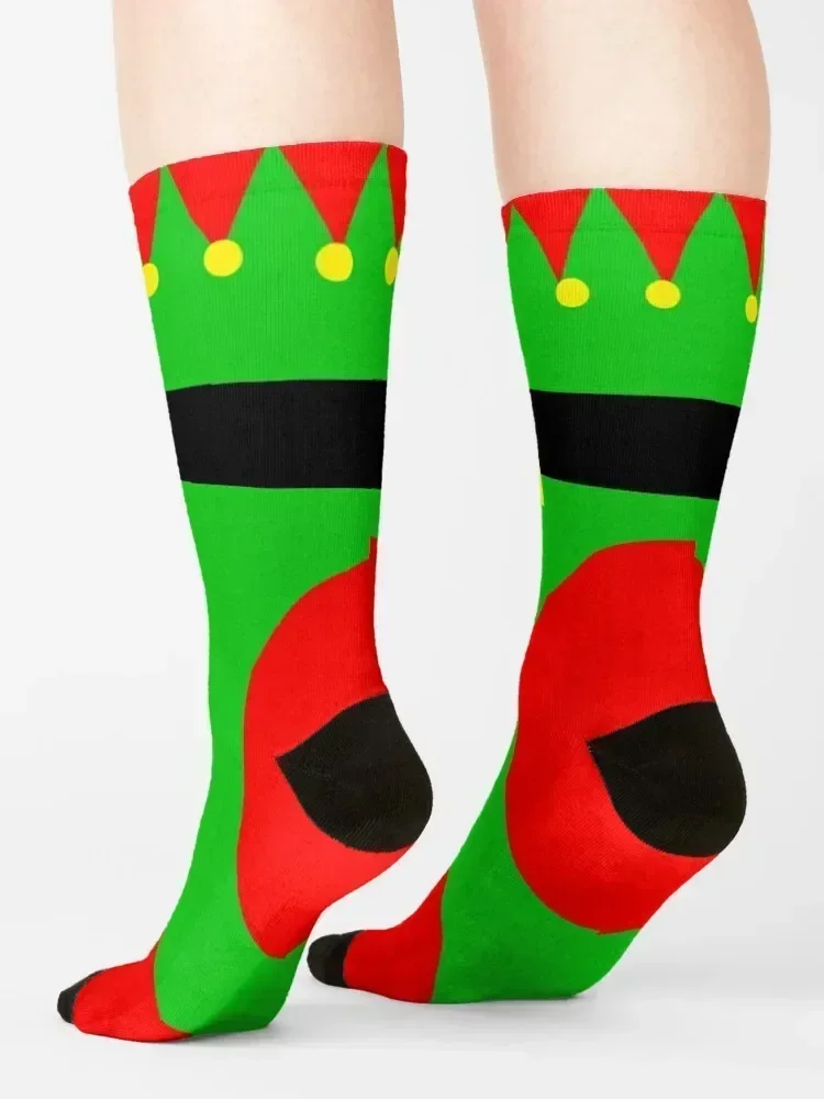 Elf Christmas Socks Toe sports gift funny gifts designer Socks Men's Women's