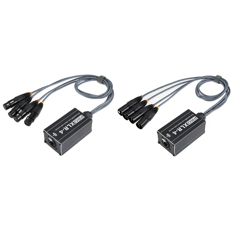 RJ45 To XLR Audio Cable Network DMX Splitter For Snake Cable Network Extension Of Stage Or Studio Recording