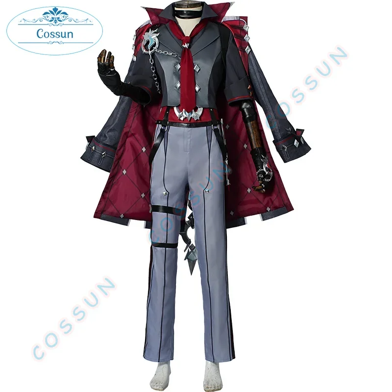 

COSSUN Wriothesley Косплей Костюм Genshin Impact игровой костюм великолепная красивая обувь для Хэллоуина вечерние наряд для ролевых игр мужской XS-XXL