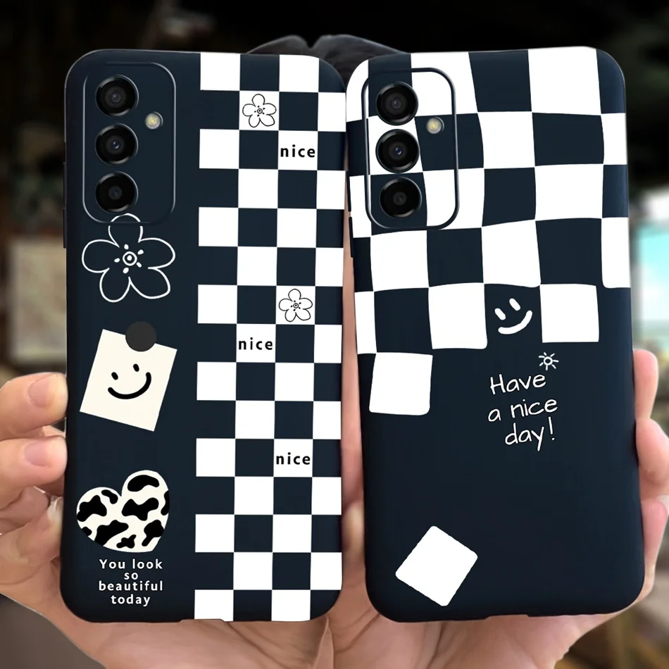Cute Phone Case For Samsung Galaxy M23 F23 5G 2022 Candy Color Silicone Back Cover Cases For Samsung M23 F23 Soft TPU Coque