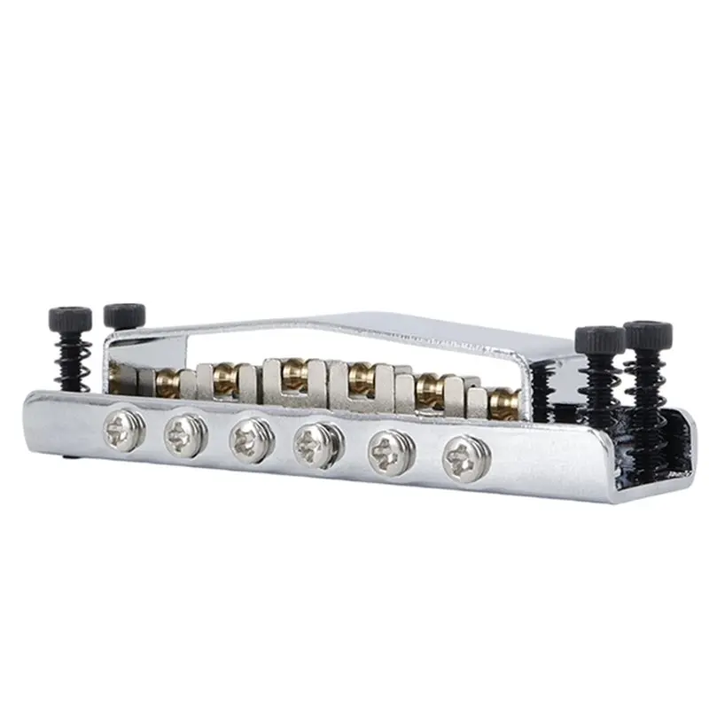 

Запасная часть для электрогитары в стиле Rickenbacker - 6-струнный бридж Tune-O-Matic (ABHS)