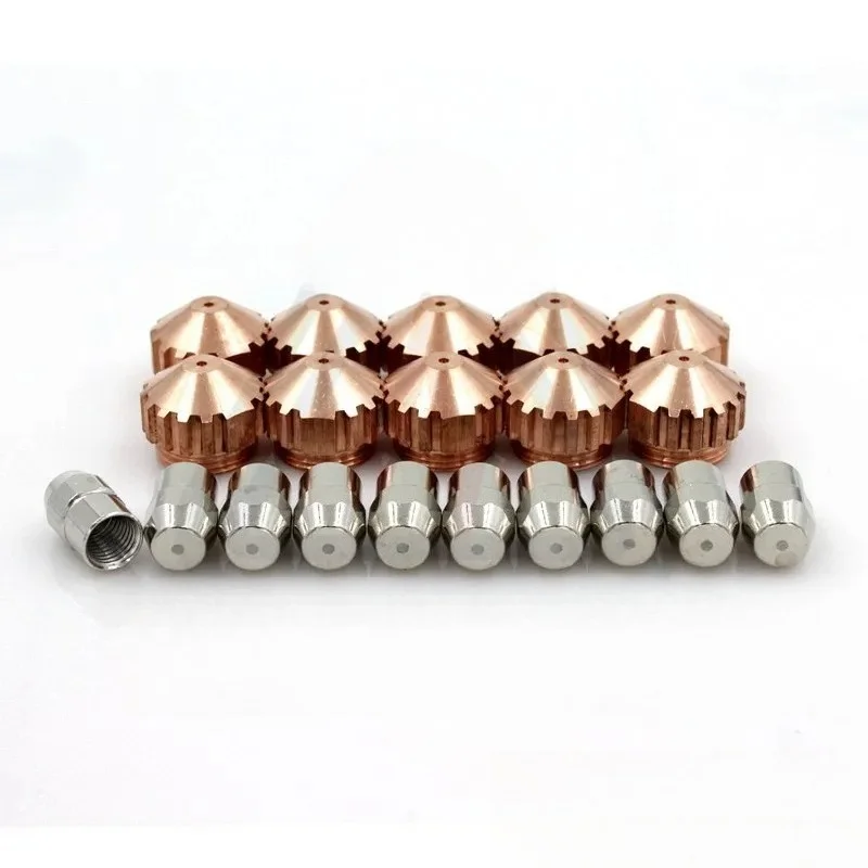 SAF 20/40/100 PLAZCUT NERTAJET Plasma Cutter Cutting Torch Electrodes Nozzle Tips 0408-2404 & 0408-2385 PKG/20