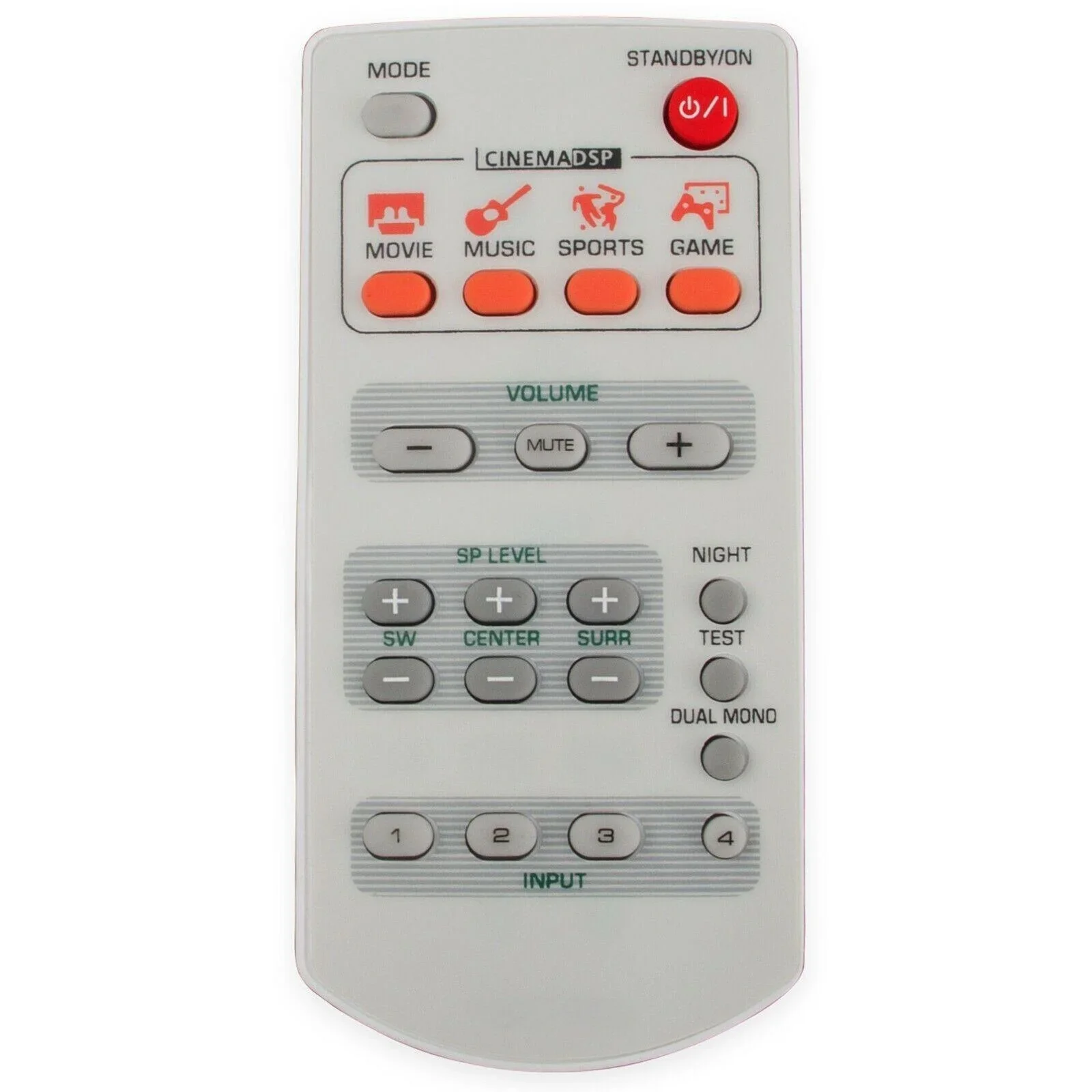 New Remote Control For YAMAHA TSS-15 WF50580 WD76690 WD76700 Home CINEMA Theatre Sound System Receiver