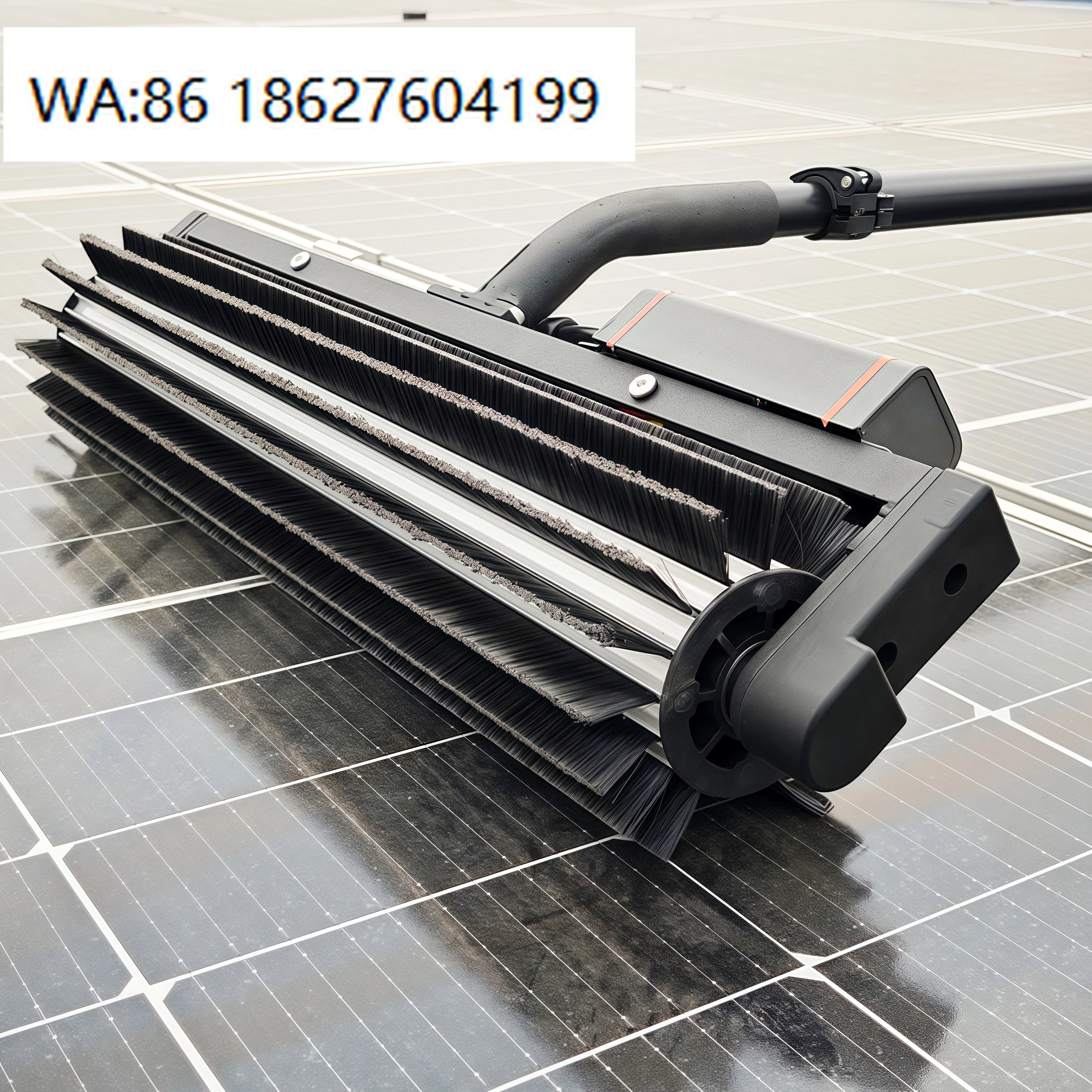 Long Life 240W Dry Wet Solar Brush | High Power PV Maintenance Robot For Monocrystalline Panel Commercial Solar Power Station Cl