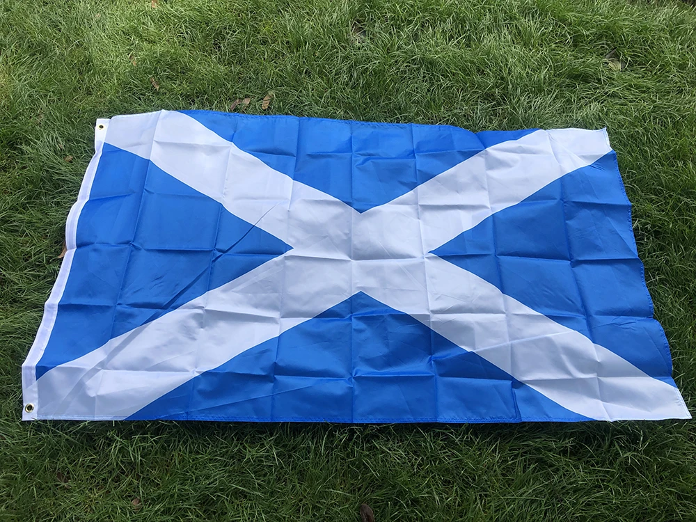 SKY FLAG Scotland Cross Flag 3x5fts Saltire Scottish Polyester Flag Office/Activity/parade/Festival/Home Decoration