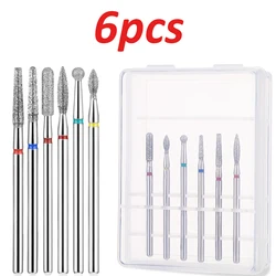 6-Piece Diamond Nail Polishing Head Set