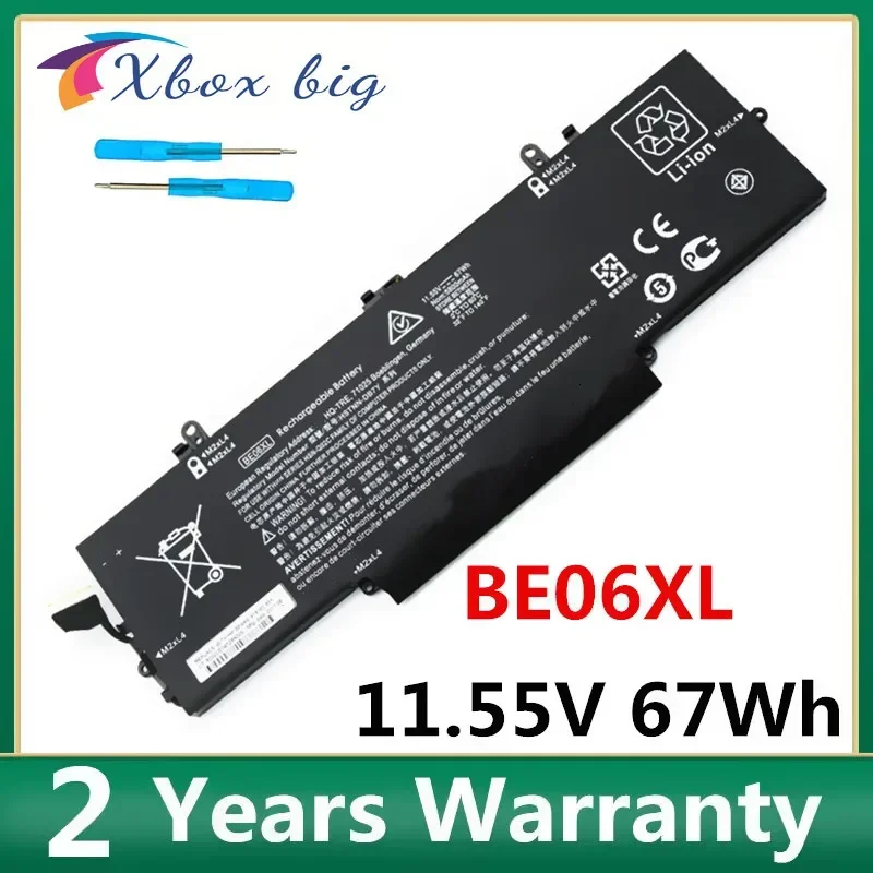 

BE06XL BE06 Laptop Battery For HP Elitebook Folio 1040 G4 918045-1C1 918180-855 HSTNN-DB7Y HSTNN-IB7V 11.55V 67Wh