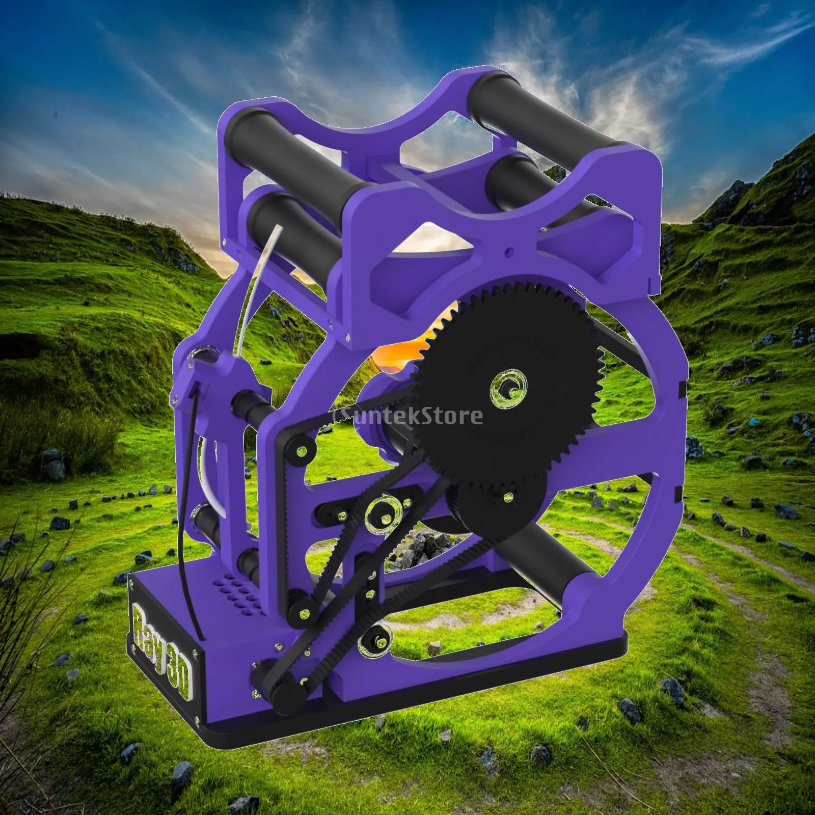 Filament Spooler High-Power Filament Winding Machine Spool Winder Machine Universal for 3D Printing Hobbyists, Maker Labs