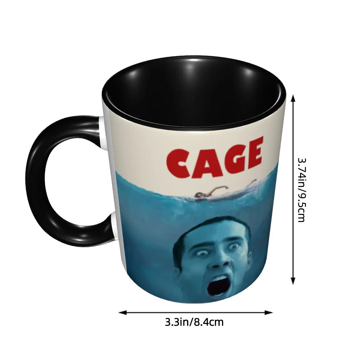 Funny Nicolas Cage Coffee Mugs DIY Customized Ceramic Milk Tea Mug