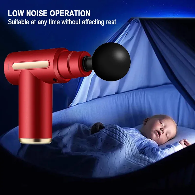 マッサージガン筋肉リラクゼーションマッサージ機器ネックメンブレンロブ頸椎マッサージ器具ミニ筋膜ガンワイヤレス