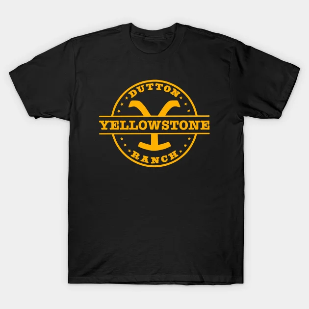 Yellowstone Dutton Ranch T Shirt TV Shows Tshirts Cool Western Cowboy Graphic Tshirt Men Oversized Shirt Ropa Hombre Camisetas