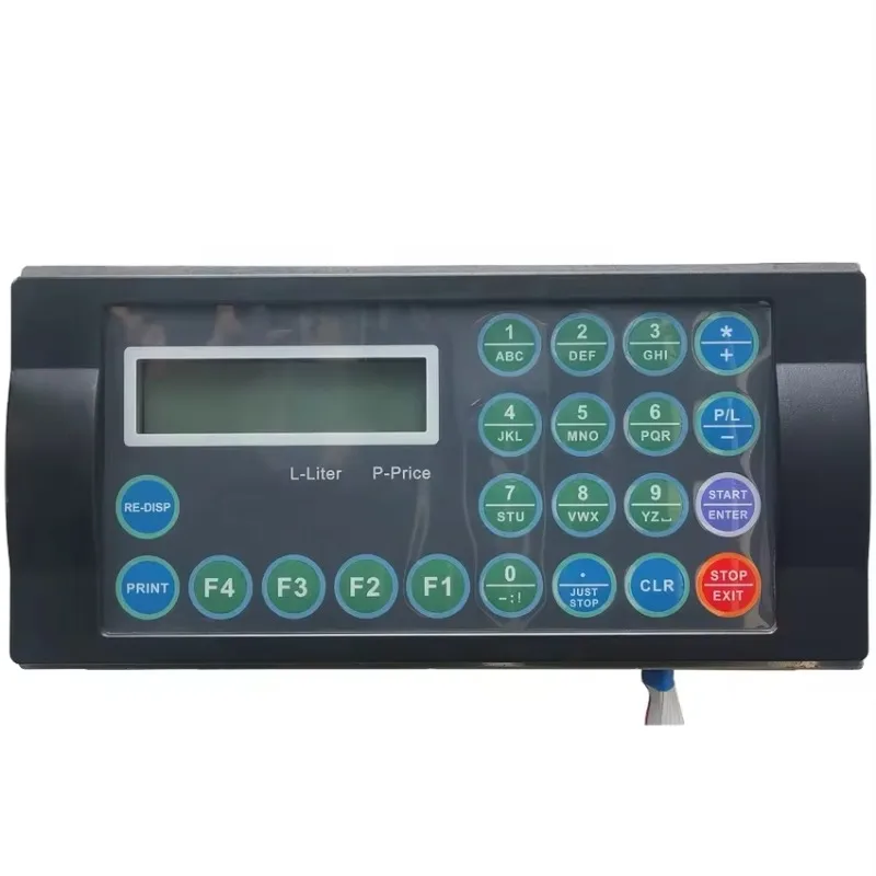 

Waterproof membrane switch touch English words button panel keypad for fuel dispenser