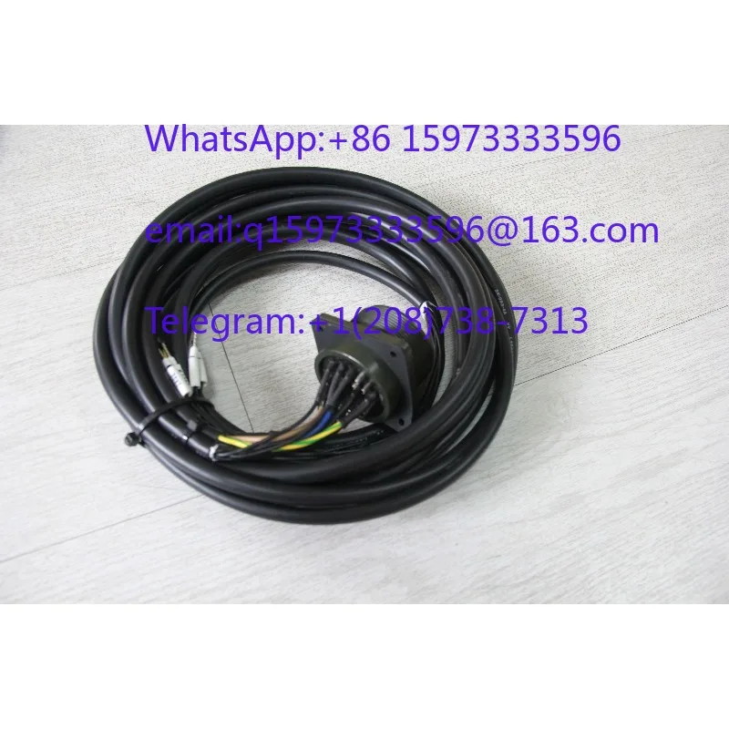 4th 5th Axis Rotary Table Power Internal Cable with Connector CNC Machine Tool Accessory