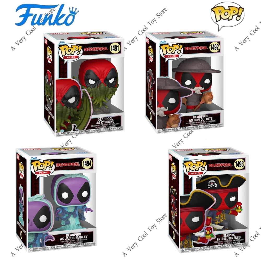 

Funko Pop! Marvel Deadpool as Cthulhu 1491 Figures as Don Quixote 1492 Vinyl Figure Limited Edition Collect Model Toy Gift