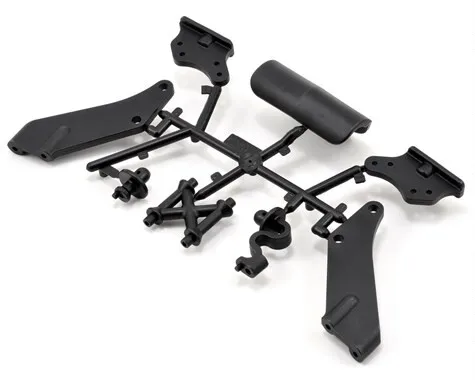 SWORKz S35-3 1/8 Competition Nitro Buggy Wing Mount Set with Front Bumper #2501097 RC Off-road
